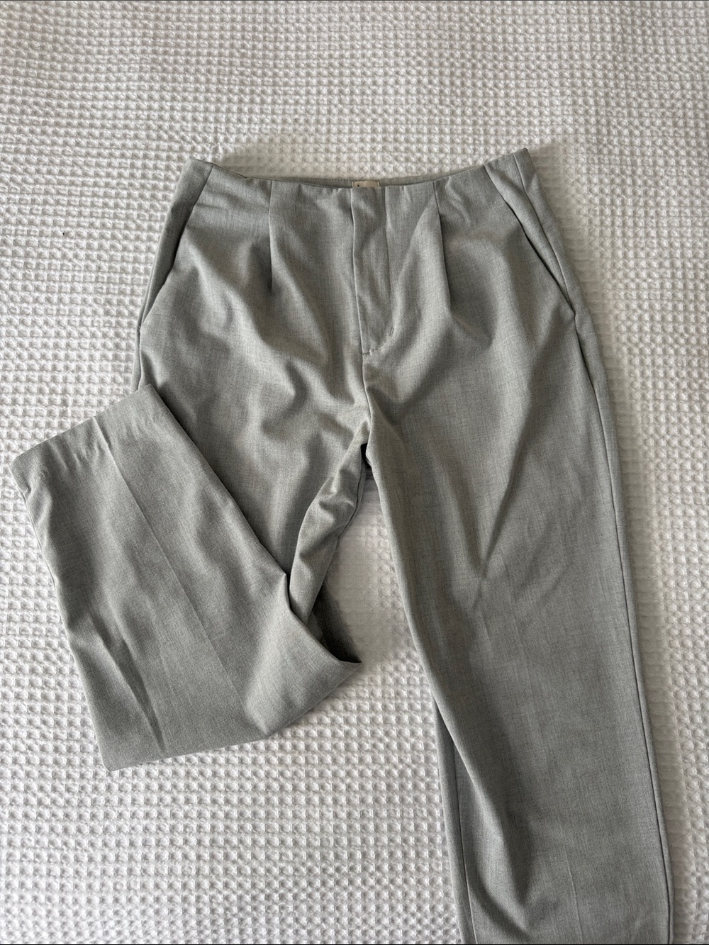 a new day Gray Pleated Front Straight-Leg Women's Dress Pants - Picture 2 of 4